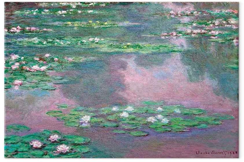 Paveikslas Claude Monet - Vandens lelijos