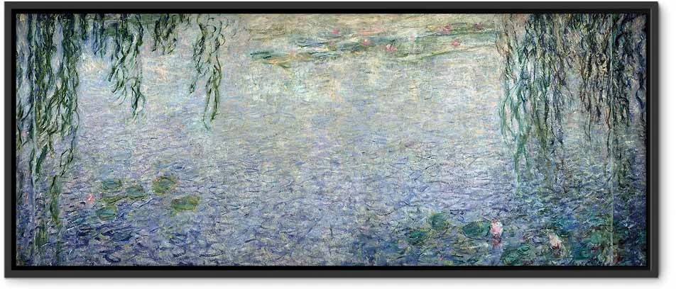 Paveikslas Claude Monet - Vandens lelijos. Giedras rytas su gluosniais