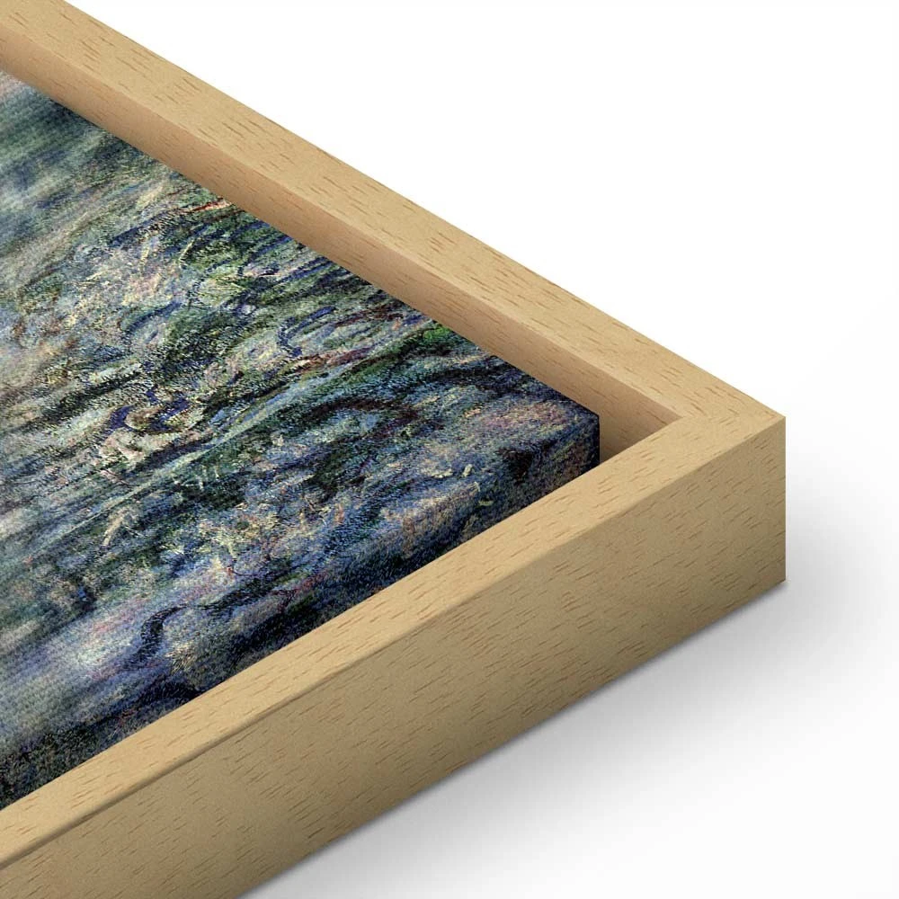 Paveikslas Claude Monet - Vandens lelijos. Giedras rytas su gluosniais