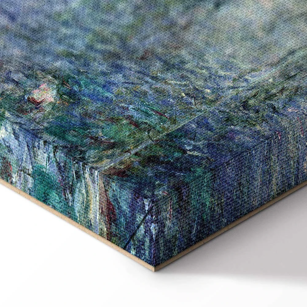 Paveikslas Claude Monet - Vandens lelijos. Giedras rytas su gluosniais