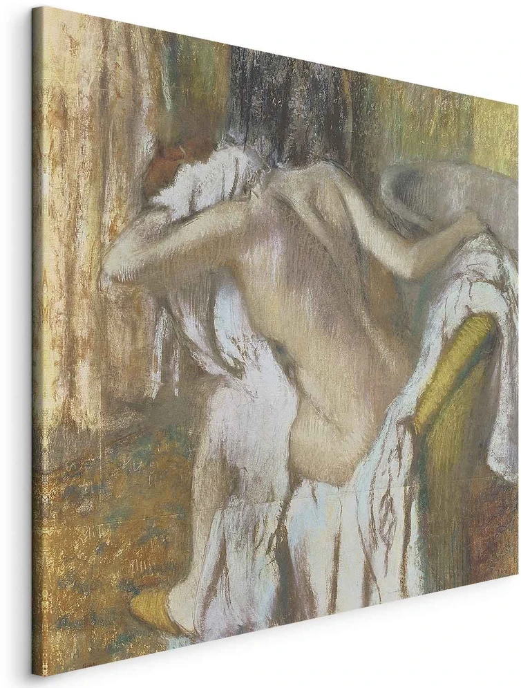 Paveikslas Edgar Degas - Besišluostanti moteris