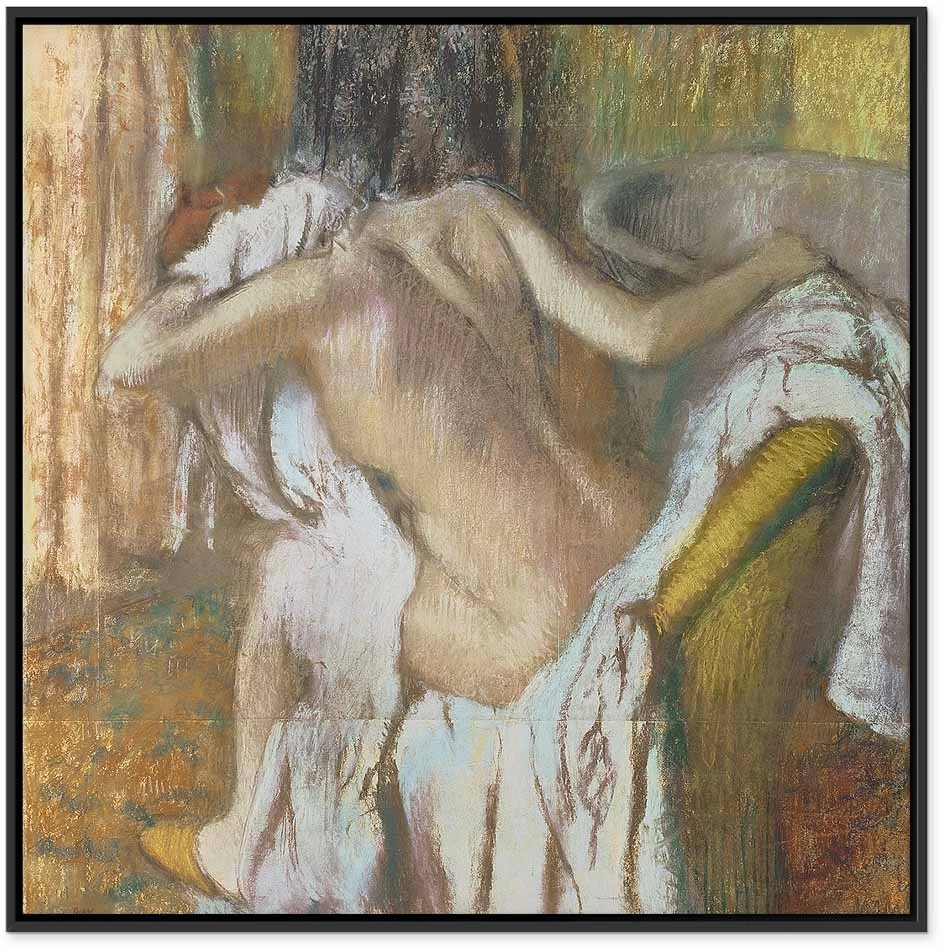Paveikslas Edgar Degas - Besišluostanti moteris