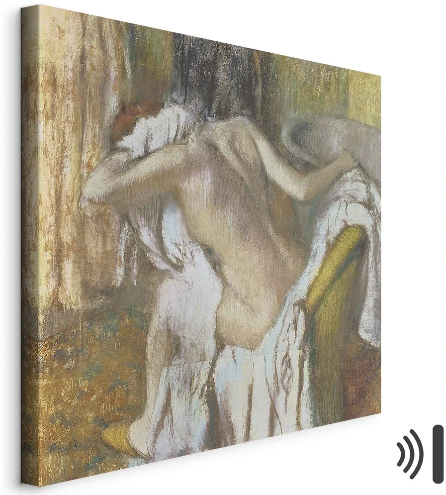 Paveikslas Edgar Degas - Besišluostanti moteris