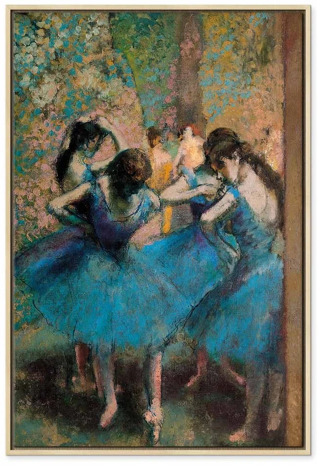 Paveikslas Edgar Degas - Mėlynos šokėjos