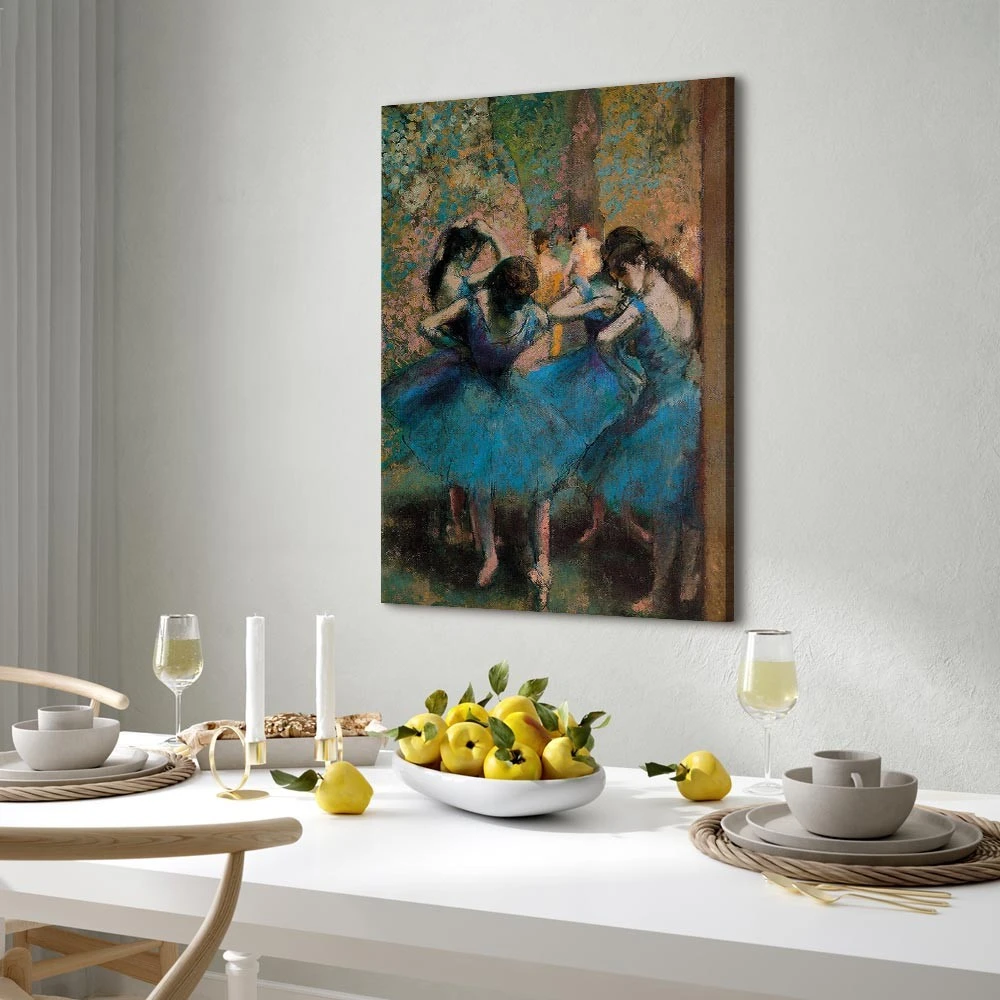 Paveikslas Edgar Degas - Mėlynos šokėjos