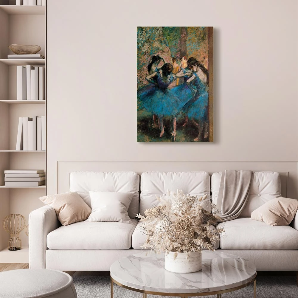 Paveikslas Edgar Degas - Mėlynos šokėjos