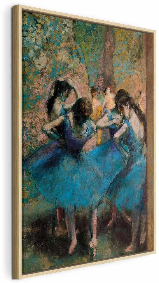 Paveikslas Edgar Degas - Mėlynos šokėjos