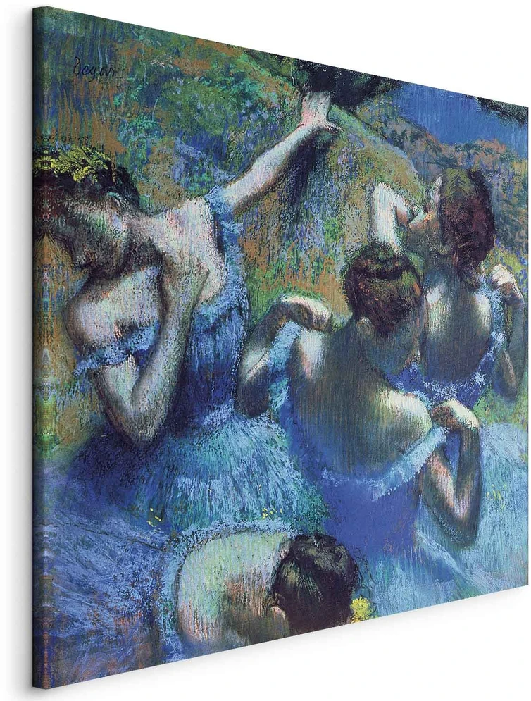Paveikslas Edgar Degas - Mėlynos šokėjos II