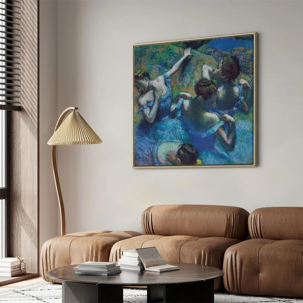 Paveikslas Edgar Degas - Mėlynos šokėjos II