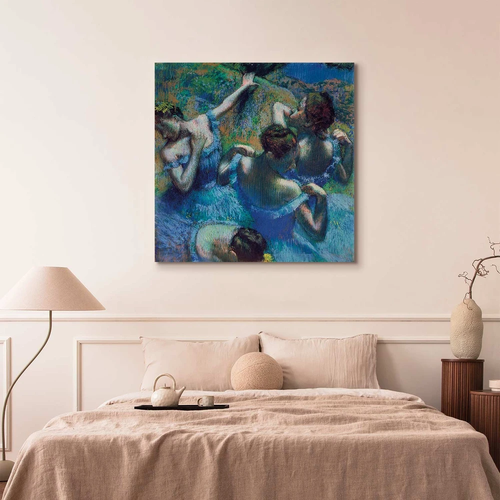 Paveikslas Edgar Degas - Mėlynos šokėjos II