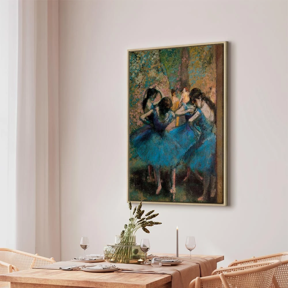 Paveikslas Edgar Degas - Mėlynos šokėjos