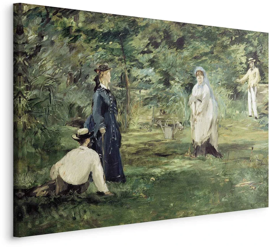 Paveikslas Edouard Manet - Kroketo vakarėlis Paryžiuje