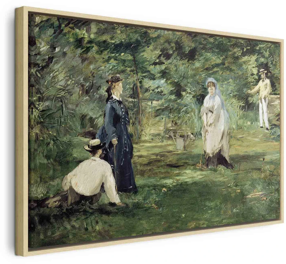 Paveikslas Edouard Manet - Kroketo vakarėlis Paryžiuje