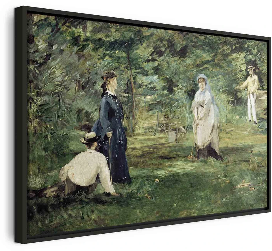 Paveikslas Edouard Manet - Kroketo vakarėlis Paryžiuje