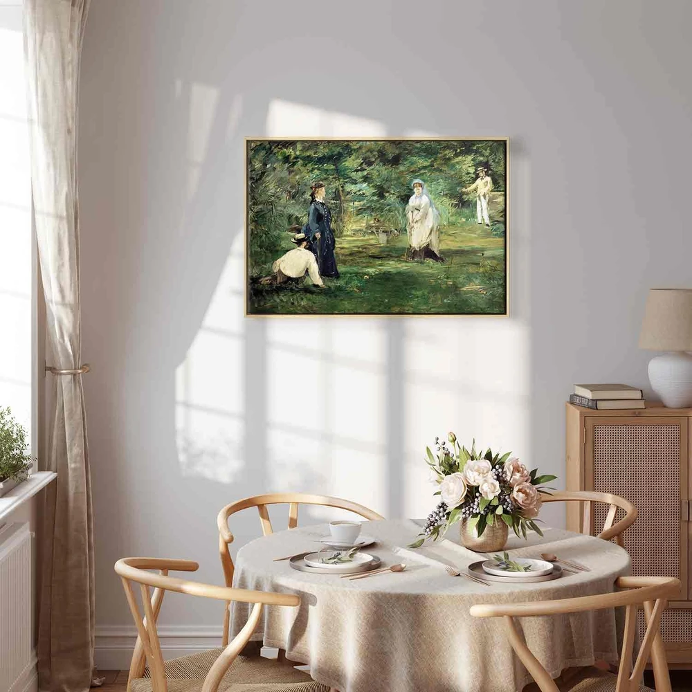 Paveikslas Edouard Manet - Kroketo vakarėlis Paryžiuje