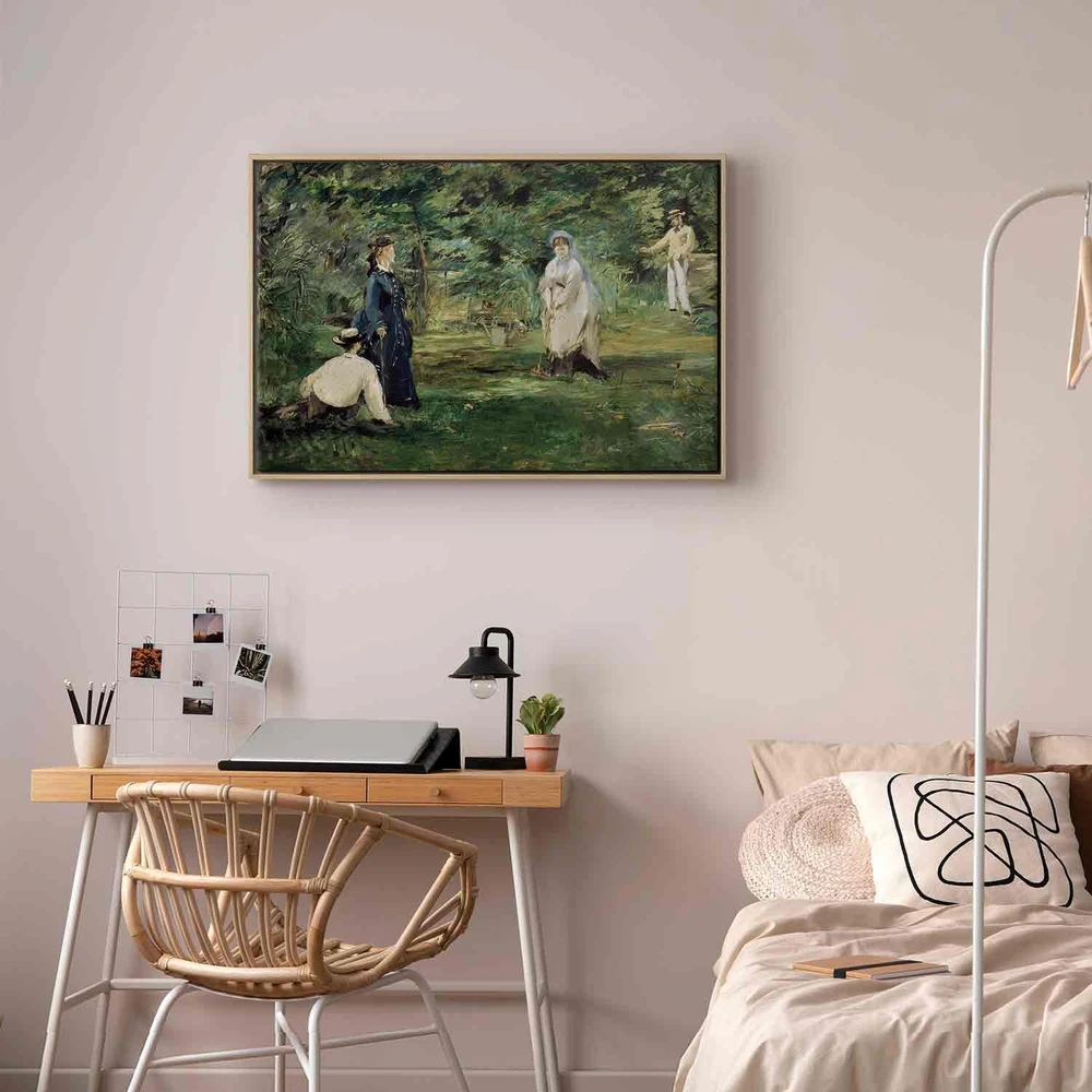 Paveikslas Edouard Manet - Kroketo vakarėlis Paryžiuje