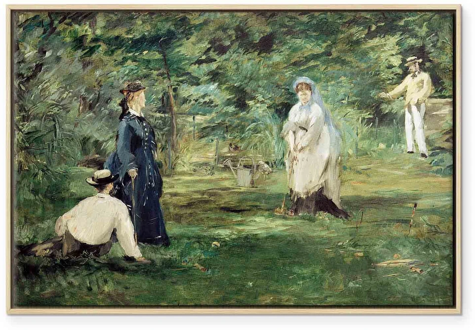 Paveikslas Edouard Manet - Kroketo vakarėlis Paryžiuje