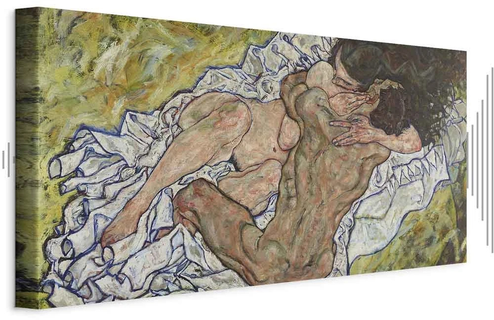 Paveikslas Egon Schiele - Apsikabinimas (Mylimieji II)