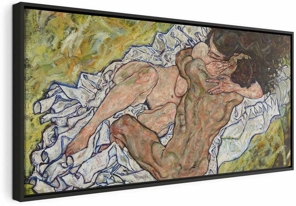 Paveikslas Egon Schiele - Apsikabinimas (Mylimieji II)