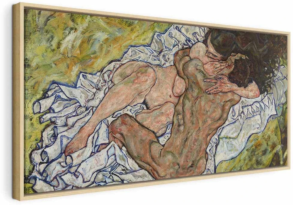 Paveikslas Egon Schiele - Apsikabinimas (Mylimieji II)