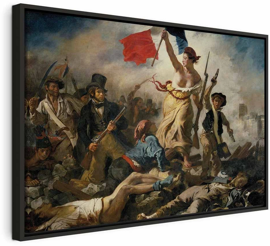Paveikslas Eugène Delacroix - Laisvė vedanti žmones