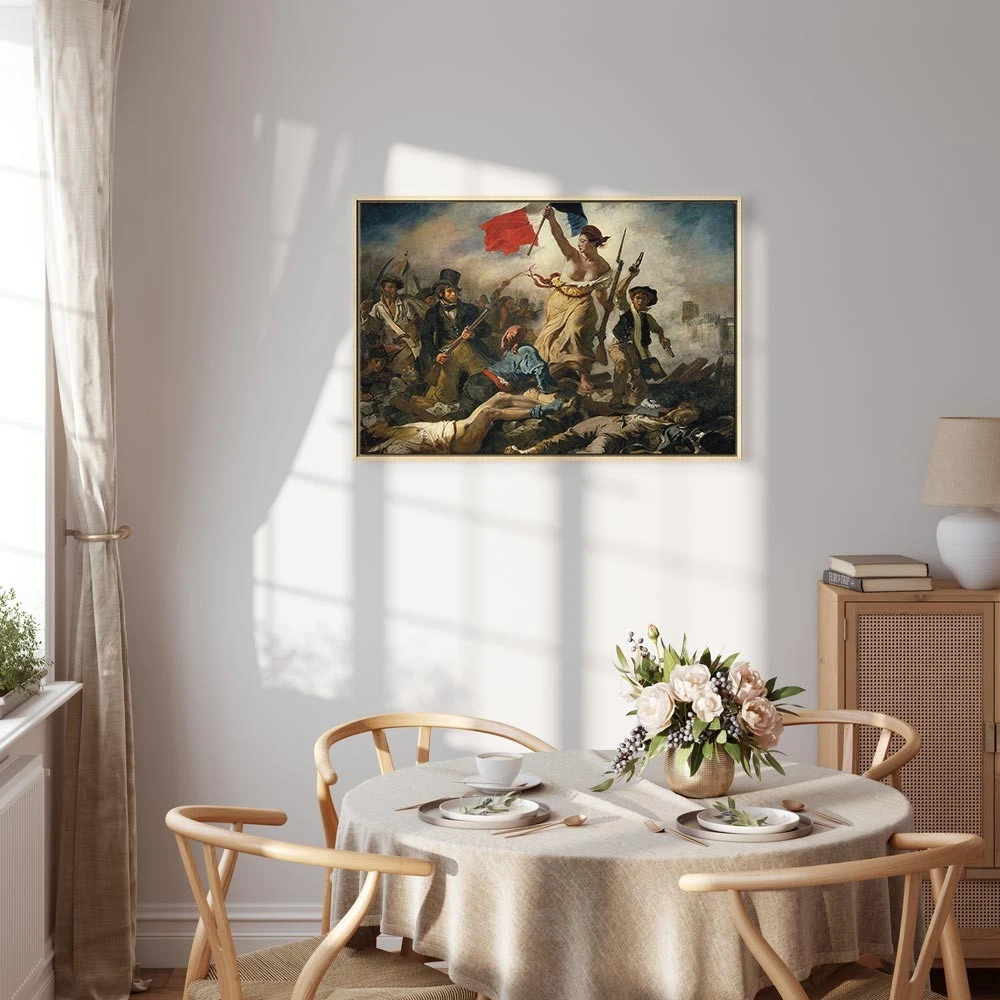Paveikslas Eugène Delacroix - Laisvė vedanti žmones