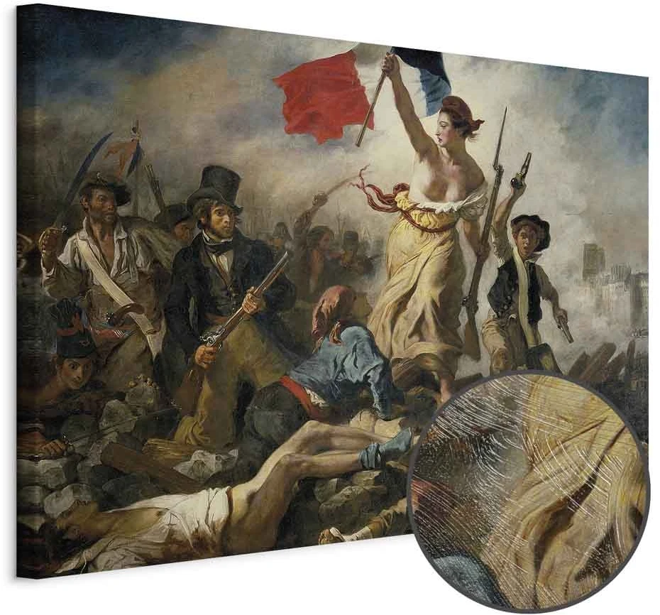 Paveikslas Eugène Delacroix - Laisvė vedanti žmones