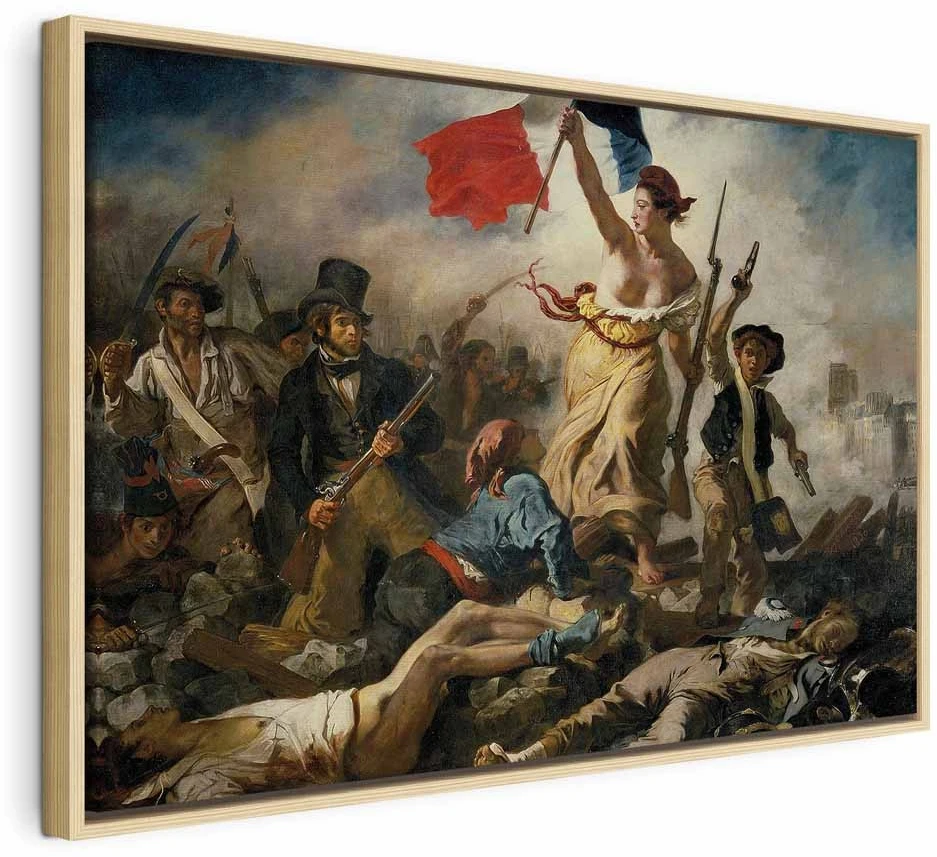 Paveikslas Eugène Delacroix - Laisvė vedanti žmones