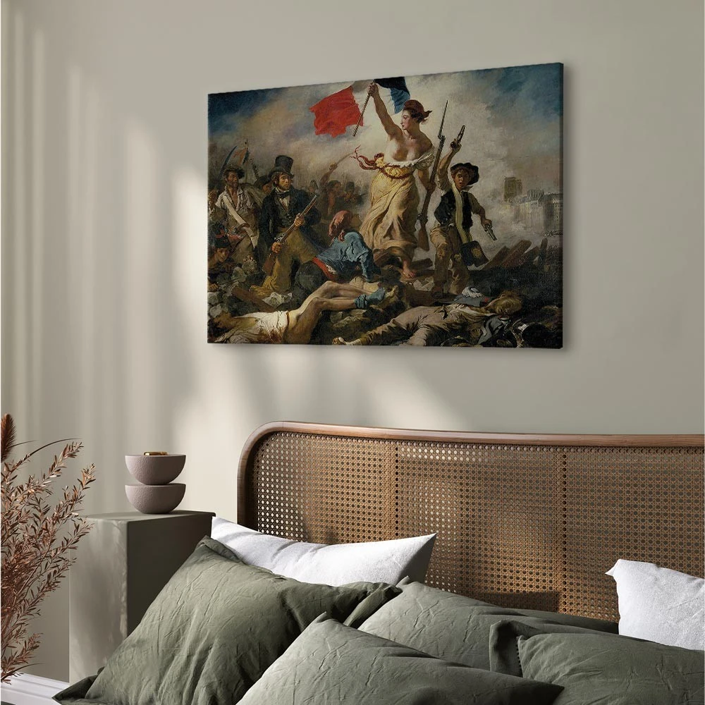 Paveikslas Eugène Delacroix - Laisvė vedanti žmones