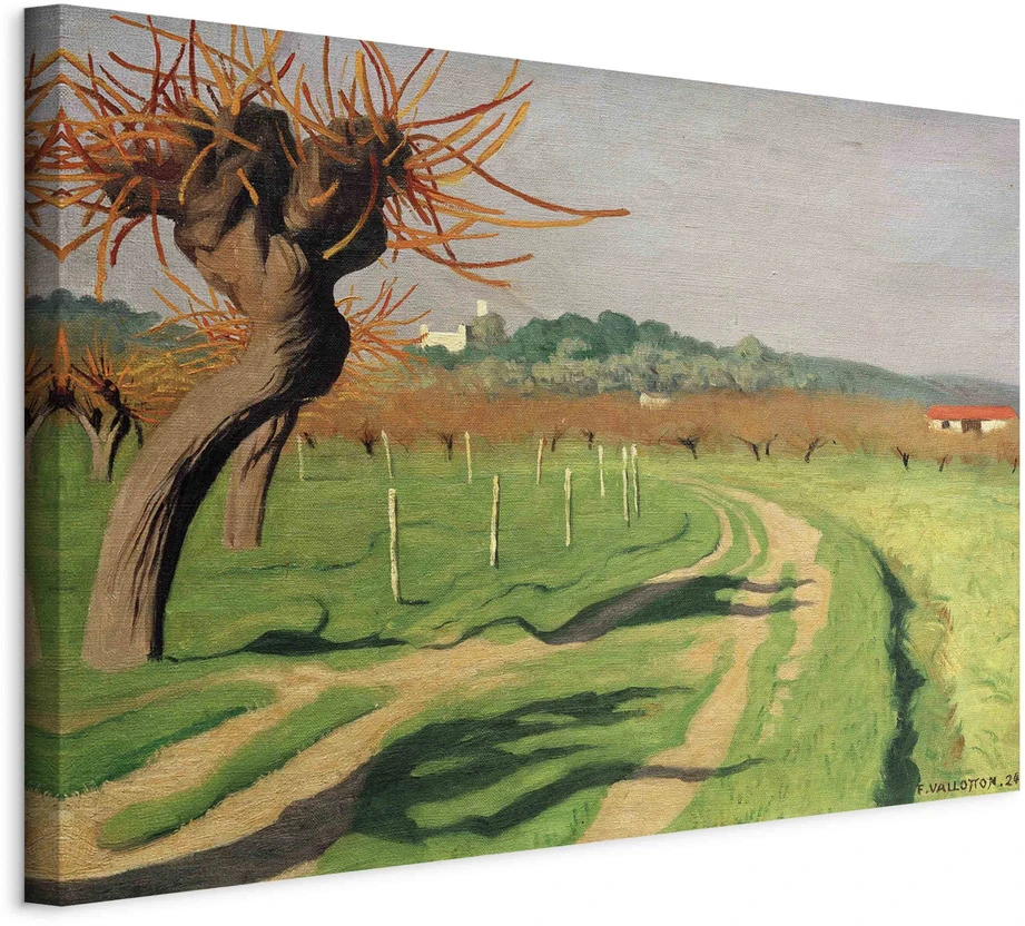 Paveikslas Félix Vallotton - La Cagne slėnis