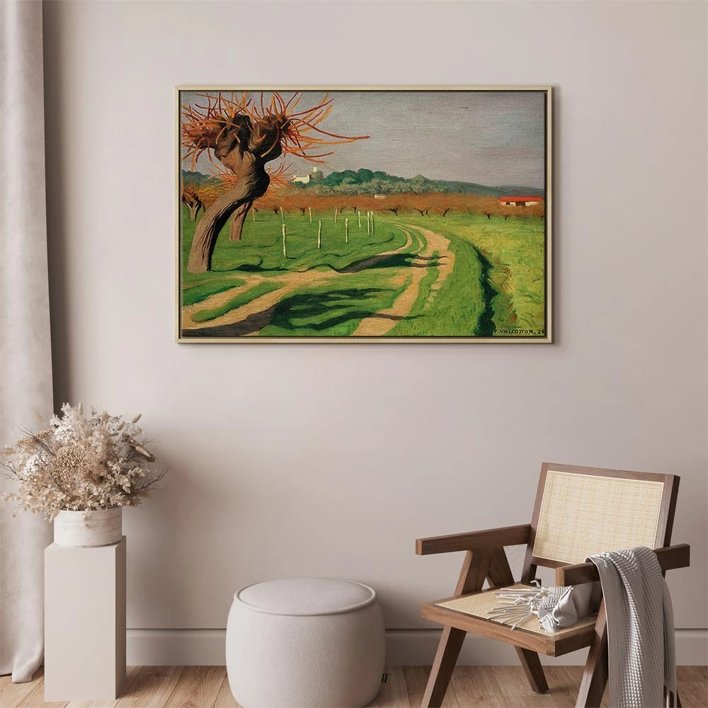 Paveikslas Félix Vallotton - La Cagne slėnis