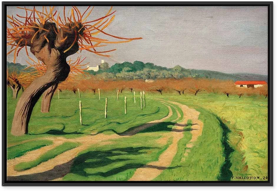 Paveikslas Félix Vallotton - La Cagne slėnis