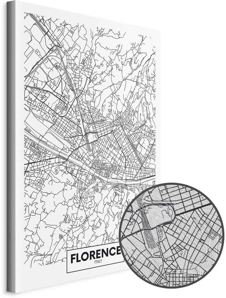 Paveikslas Florencijos pasaulio žemėlapis