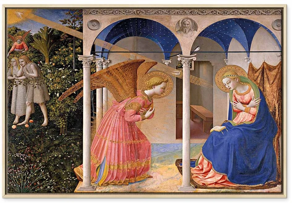 Paveikslas Fra Angelico - Apreiškimas