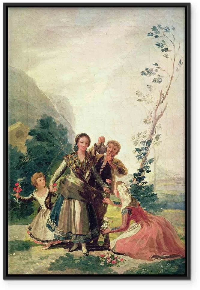 Paveikslas Francisco Goya - Pavasaris, arba gėlių pardavėja