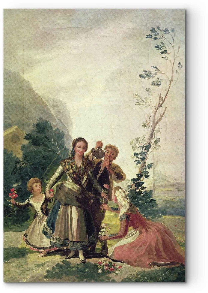 Paveikslas Francisco Goya - Pavasaris, arba gėlių pardavėja