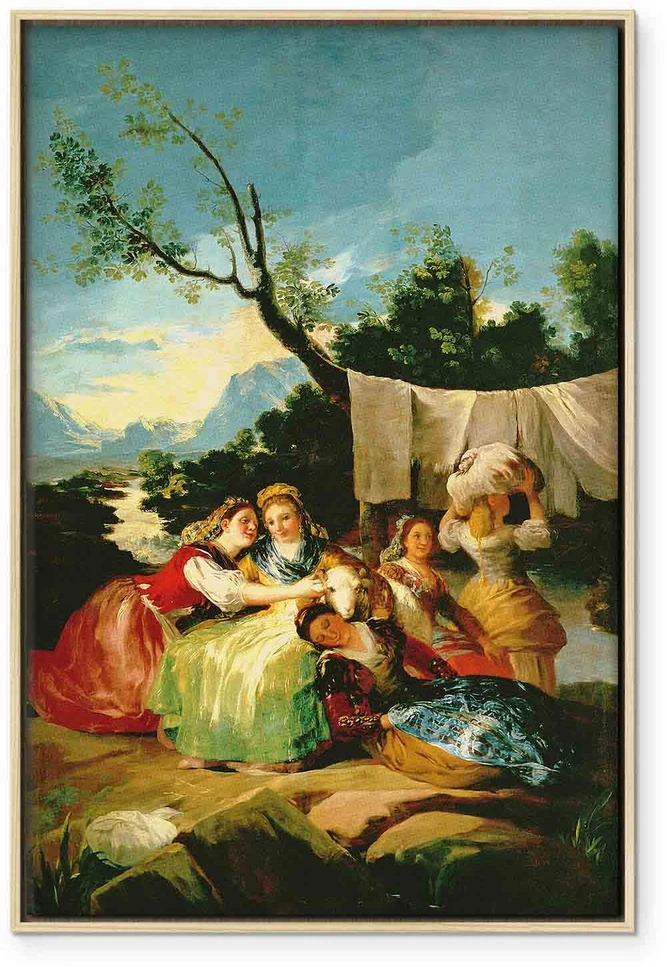 Paveikslas Francisco Goya - Skalbėjos