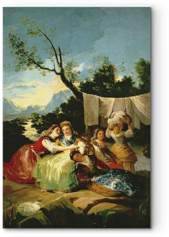 Paveikslas Francisco Goya - Skalbėjos