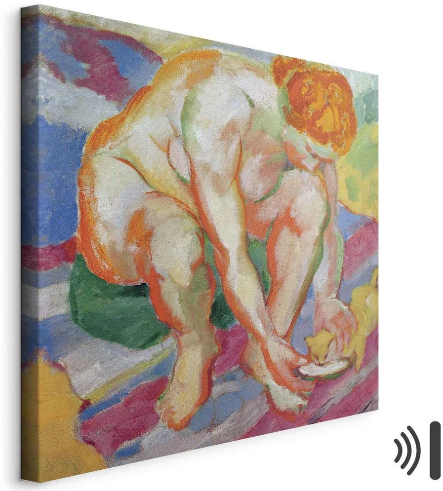 Paveikslas Franz Marc - Aktas su kate