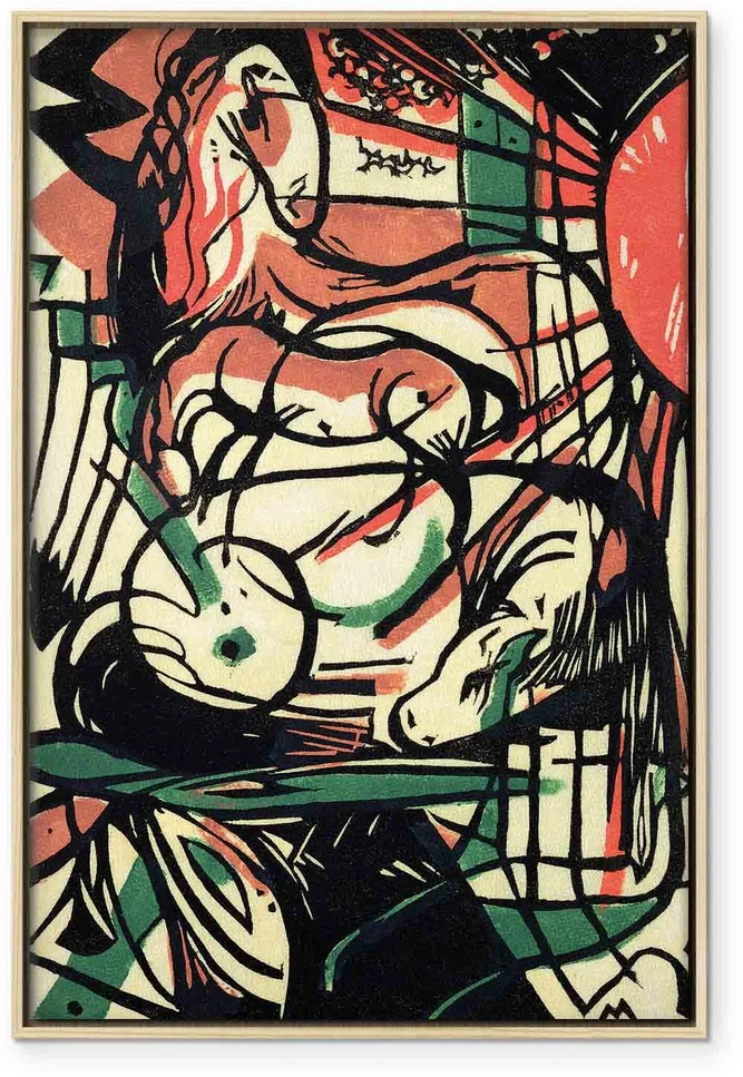 Paveikslas Franz Marc - Arklio gimimas