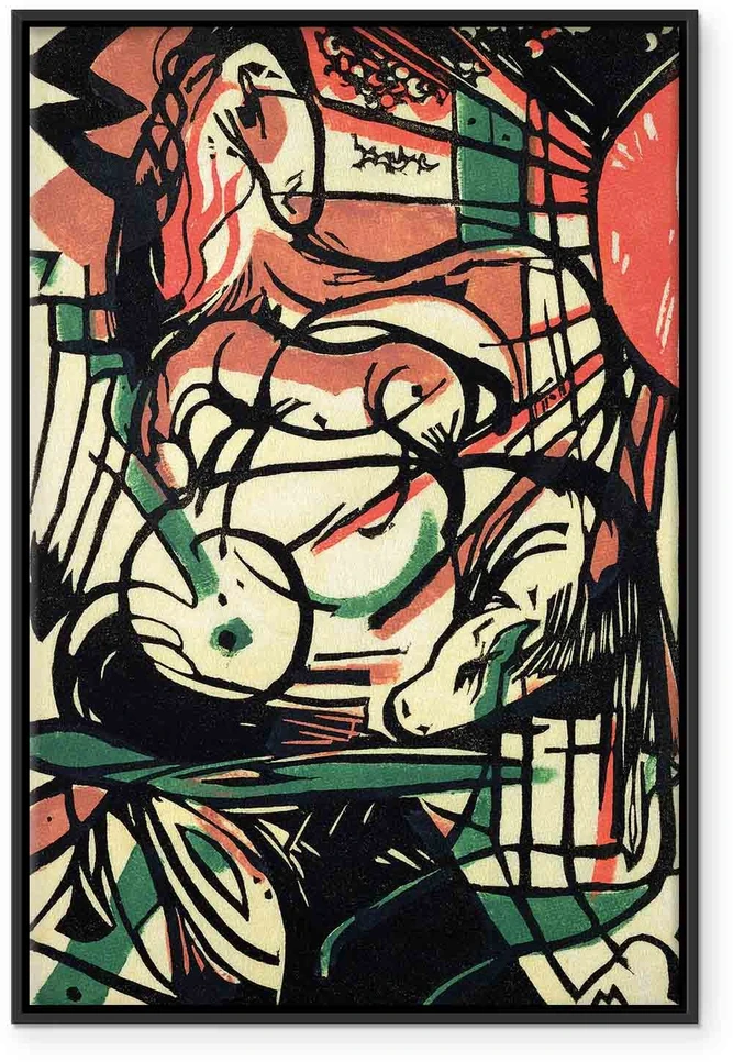 Paveikslas Franz Marc - Arklio gimimas