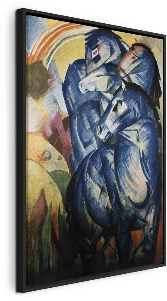 Paveikslas Franz Marc - Mėlynųjų arklių bokštas