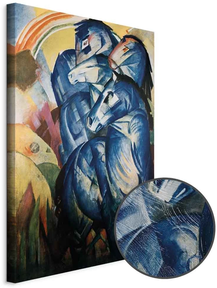 Paveikslas Franz Marc - Mėlynųjų arklių bokštas
