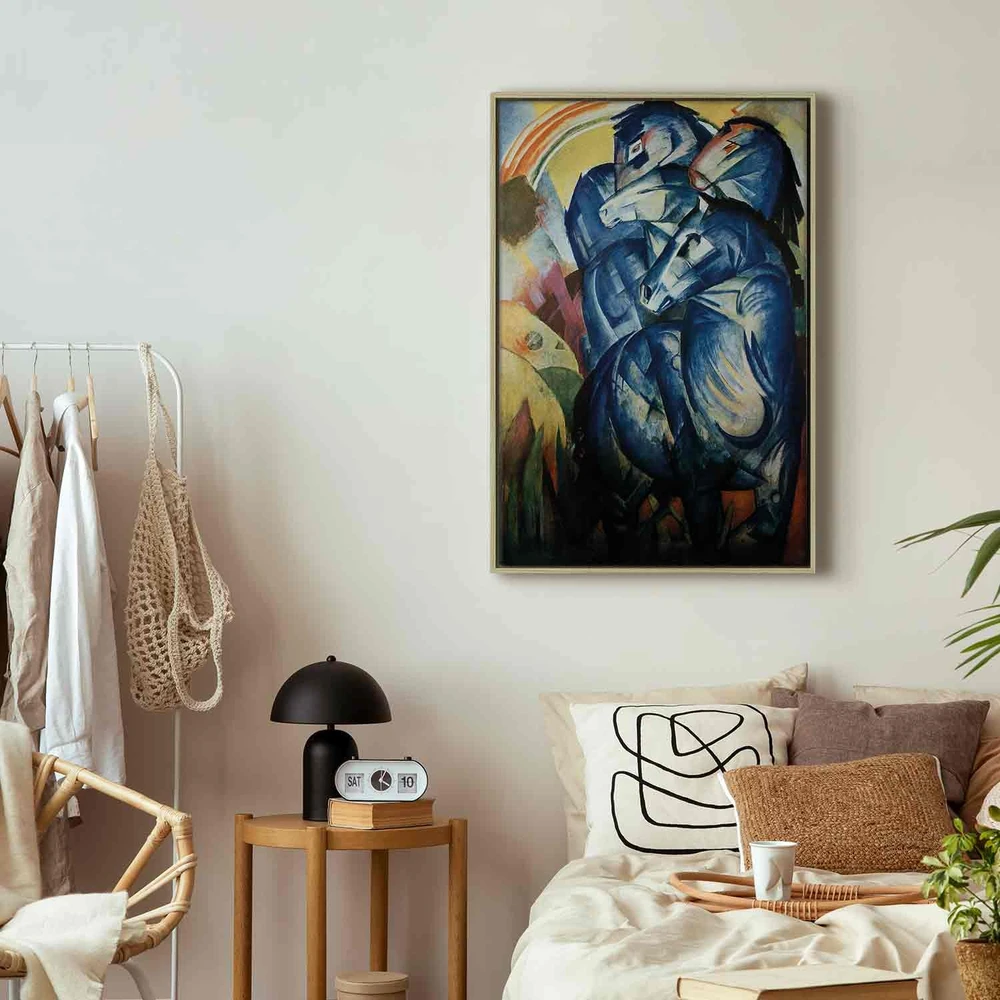 Paveikslas Franz Marc - Mėlynųjų arklių bokštas