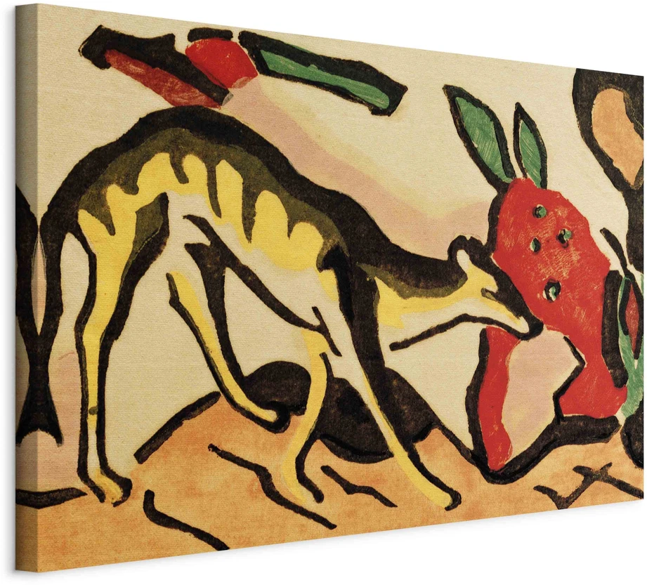 Paveikslas Franz Marc - Pasakų gyvūnas
