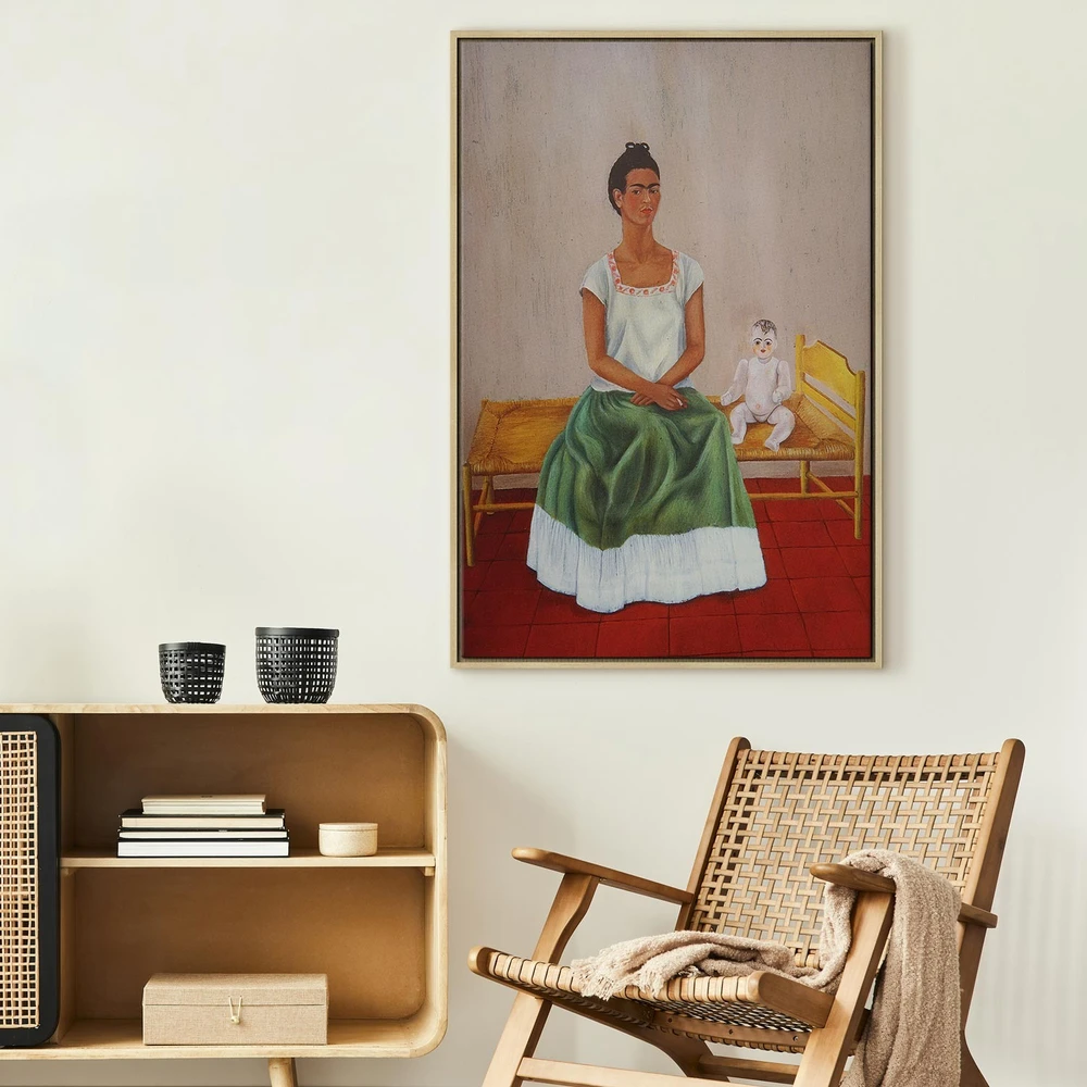 Paveikslas Frida Kahlo - Aš ir mano lėlė