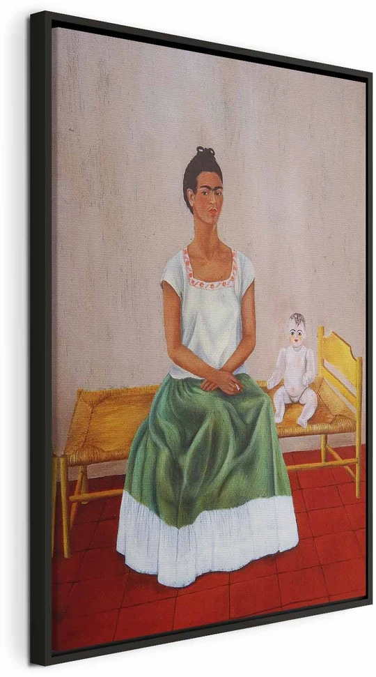 Paveikslas Frida Kahlo - Aš ir mano lėlė