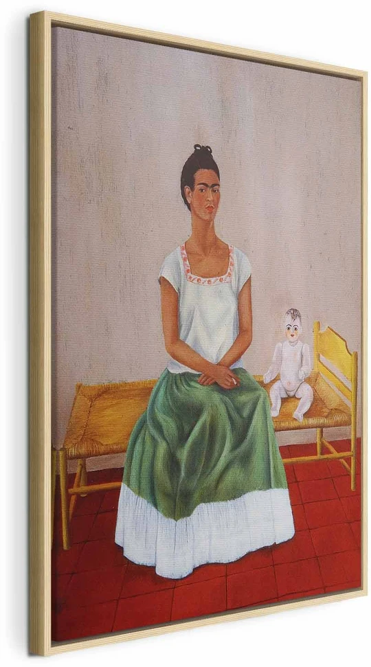 Paveikslas Frida Kahlo - Aš ir mano lėlė