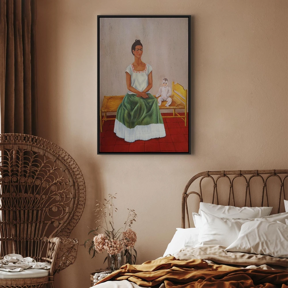Paveikslas Frida Kahlo - Aš ir mano lėlė