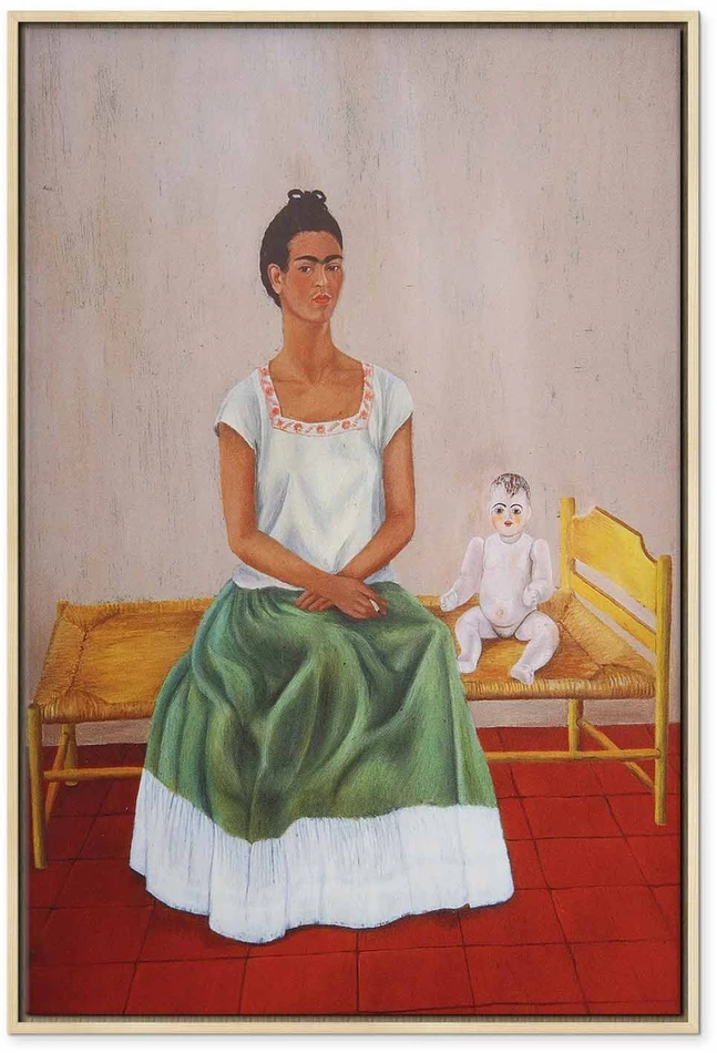 Paveikslas Frida Kahlo - Aš ir mano lėlė